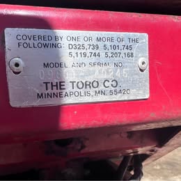 Mid 1990's Toro Hydroject C3000 Turf Aerator